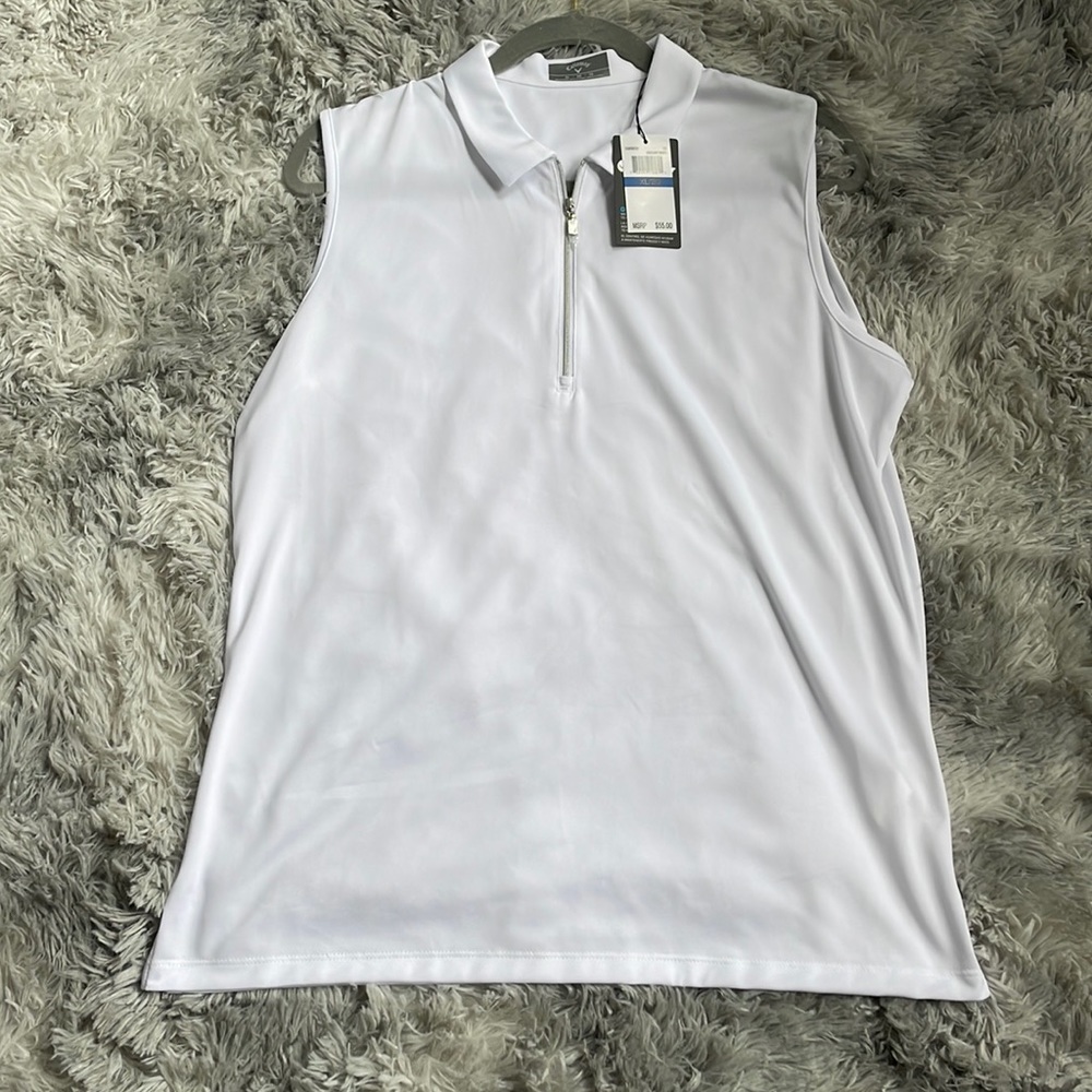 Callaway sleeveless golf polo